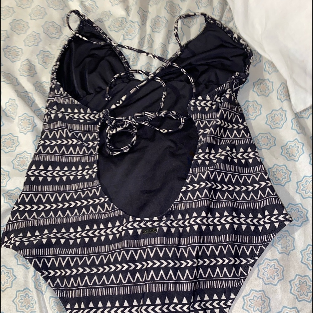 Black & White bathing suit (One piece)